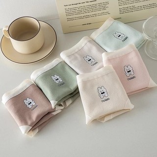  Quần lót nữ su tăm cao cấp lớp lót kháng khuẩn quần chip bé gái họa tiết dễ thương thương gấu 7 màu 