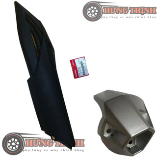 ỐP PÔ ĐEN/PASPO ĐEN VÀ CHỤP ĐUÔI PÔ BẠC WINNER V1 ZIN HÃNG