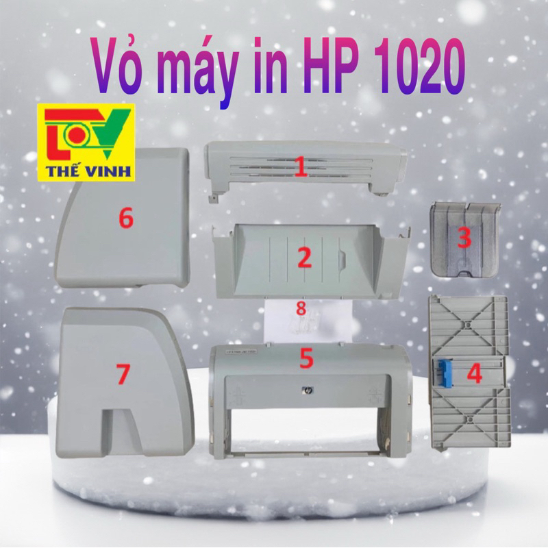 Bộ vỏ máy in HP 1020, hàng chuẩn, mới 100%
