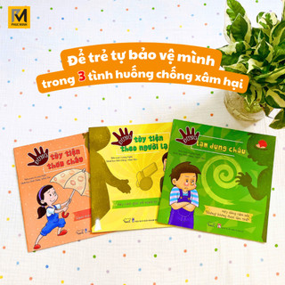 Sách Cho Bé - Bộ 3 Cuốn Tự Bảo Vệ Mình Khỏi Xâm Hại - Cho Bé 2-12 Tuổi (Song Ngữ Anh - Việt)