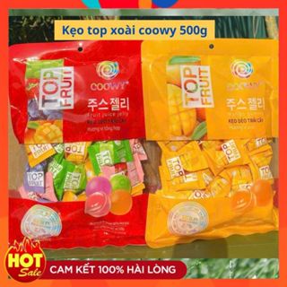 Gói 500Gr Kẹo dẻo Trái Cây Top Fruit Coowy Thơm Ngon Bổ Dưỡng