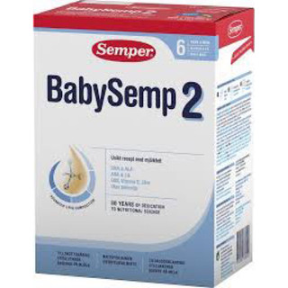 Sữa bột Semper Thụy Điển 800g từ số 1-4 ✈️