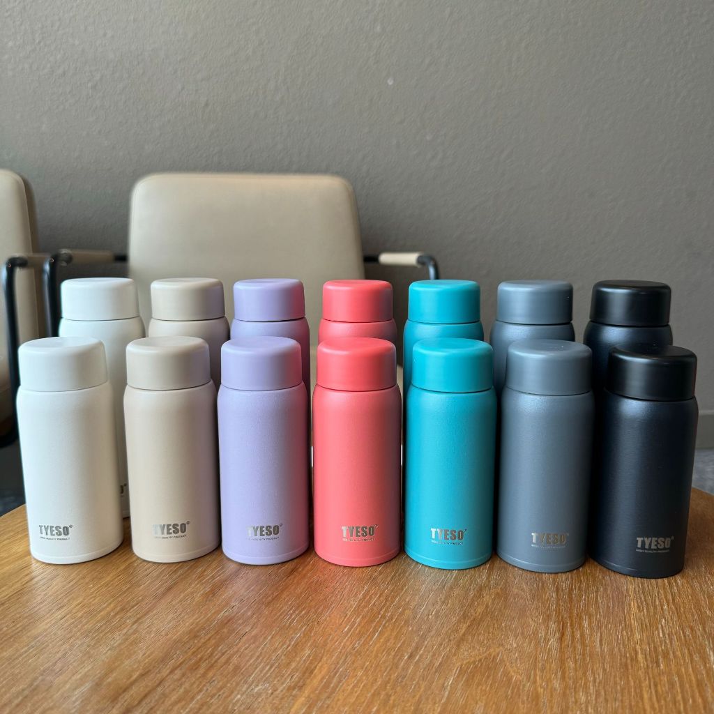 [KHO SỈ] Bình giữ nhiệt mini mặt nhám cao cấp Tyeso 150ml/200ml - Mẫu mới