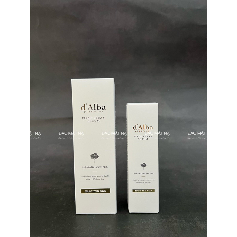 Xịt khoáng dưỡng da D'alba First Spay Serum Fullsize 50ml & 100ml