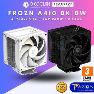Tản nhiệt khí CPU ID-Cooling FROZN A410 DK GDL BLACK / DW WHITE - Chính hãng BH 24TH, 2 quạt HEF, PWM, AM5, 1700, 1851