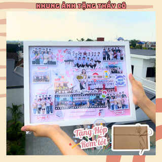 Khung ảnh HANDMADE tặng thầy cô, khung ảnh 20 tháng 11, thiết kế theo yêu cầu