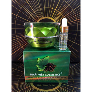 KEM NHẬT VIỆT VIP DƯỠNG TRẮNG NGỪA NHĂN LÃO HOÁ SE KHÍT LỖ CHÂN LÔNG TRÀ XANH TINH CHẤT SERUM
