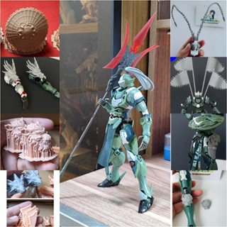 [ĐỌC KỸ MÔ TẢ]mô hình phụ kiện resin kích lữ bố màu cho mg 1/100 uy viễn thức Nuclear MNP XH06 | tunghondagamer