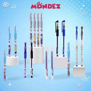 Bút Gel MONDEZ CLASSMATE Bút Mực Nước Ngòi 0.5mm, Viết Trơn Nét Đẹp, Bút Nước 4 Màu Mực Xanh Đen Tím Đỏ Cho Học Sinh