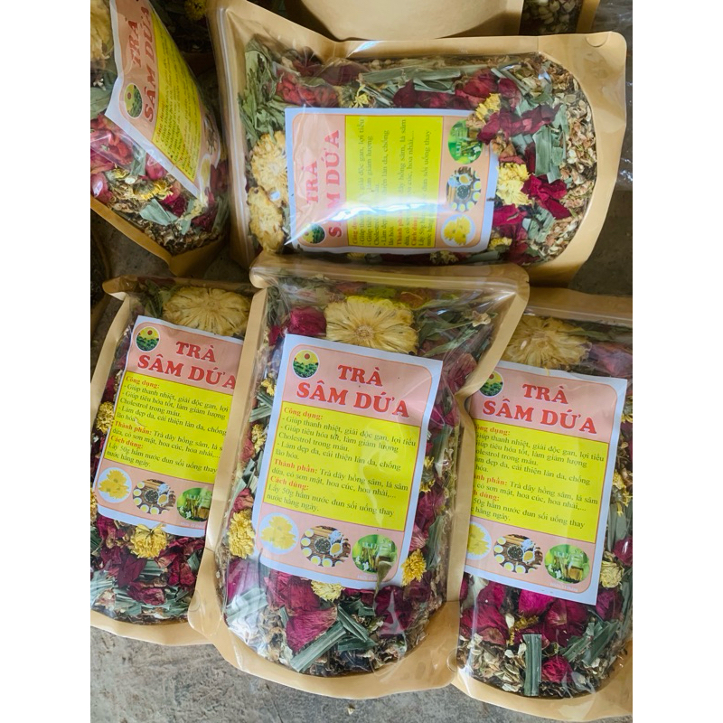 500gr trà sâm dứa🍀thanh nhiệt, mát gan
