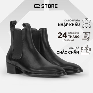 Chelsea boot G2 Lumi Giày tây nam đế cao kiểu công sở Boot nam cổ cao trẻ trung tăng chiều cao