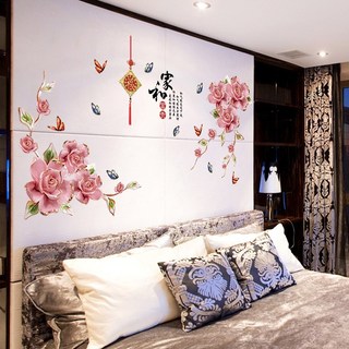 Decal dán tường Hoa hồng 3D HOT