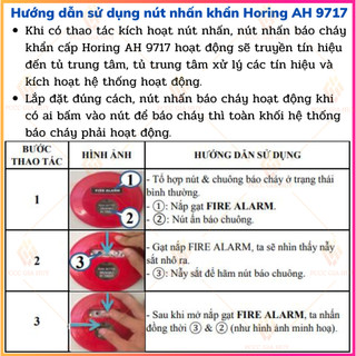 Nút nhấn khẩn báo cháy Horing AH-9717