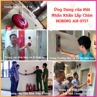 Nút nhấn khẩn báo cháy Horing AH-9717