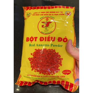 Bột điều đỏ bột màu điều gói 500g