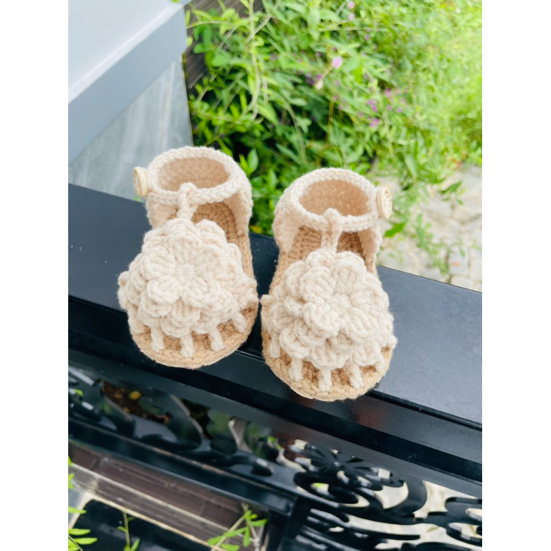giày sandal len cho bé gái