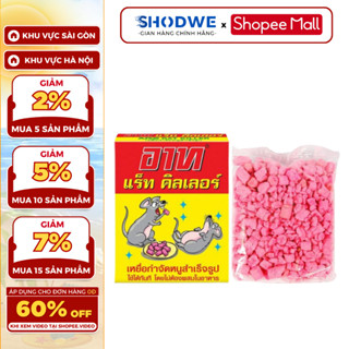 Kẹo Diệt Chuột Sinh Học SHODWE Thái Lan Hộp 80G, An Toàn Dễ Sử Dụng.