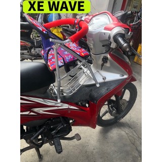 Ghế đi xe máy số xếp gọn cho bé