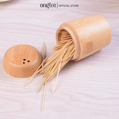 Hộp Đựng Tăm ONGTRE, In Logo Theo Yêu Cầu, Phụ Kiện Nhà Hàng, Khách Sạn, Café, Homestay, Cửa Hàng Bánh