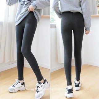 Quần legging lót lông nữ cạp cao nâng mông dáng quần nỉ lót lông mèo dài gen bụng vải co giãn ôm body mặc mùa đông ấm