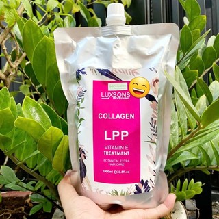 Kem Hấp phục hồi siêu mềm bóng tóc LPP collagen luxsons 1000ml