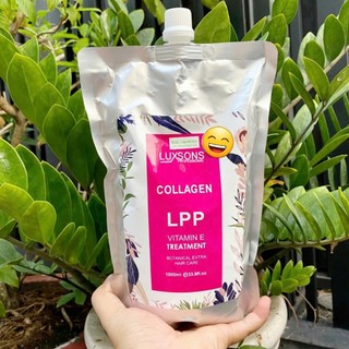 Kem Hấp phục hồi siêu mềm bóng tóc LPP collagen luxsons 1000ml