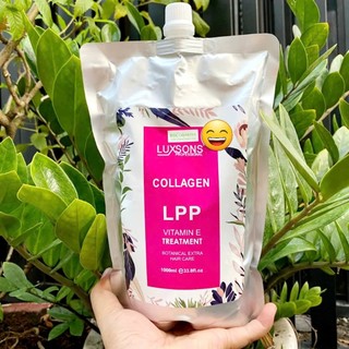 Kem Hấp phục hồi siêu mềm bóng tóc LPP collagen luxsons 1000ml