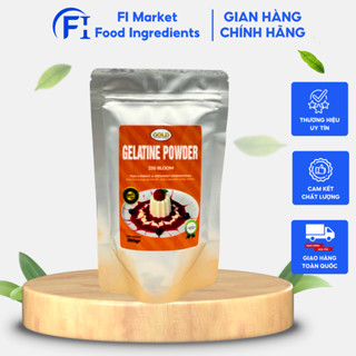 Bột Gelatin 250 Bloom Pháp Gói 200g - 500g Dùng Làm Kẹo Dẻo, Các Loại Thạch, Panacotta
