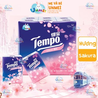 Tempo - Khăn Giấy Tempo 18 Gói Khăn giấy bỏ túi Tempo Petit Cao Cấp - Mẹ và Bé Unmei unmeishop sale100