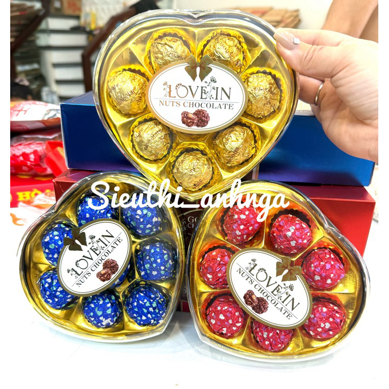 Kẹo Socola Trái Tim 8 Viên Ailisha/Most Sweet