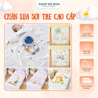 Chăn lụa chăn sợi tre cao cấp - Chăn hè siêu mềm mát cho bé - Shop Rô Ron