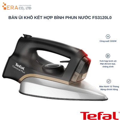 Bàn ủi khô kết hợp bình xịt Tefal FS3120L0 - Hàng chính hãng