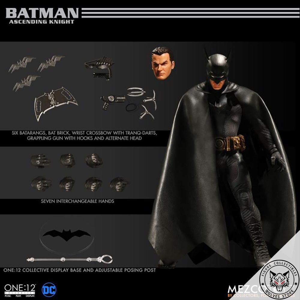 [Nhận order báo giá] Mô hình chính hãng Mezco: Batman Ascending Knight