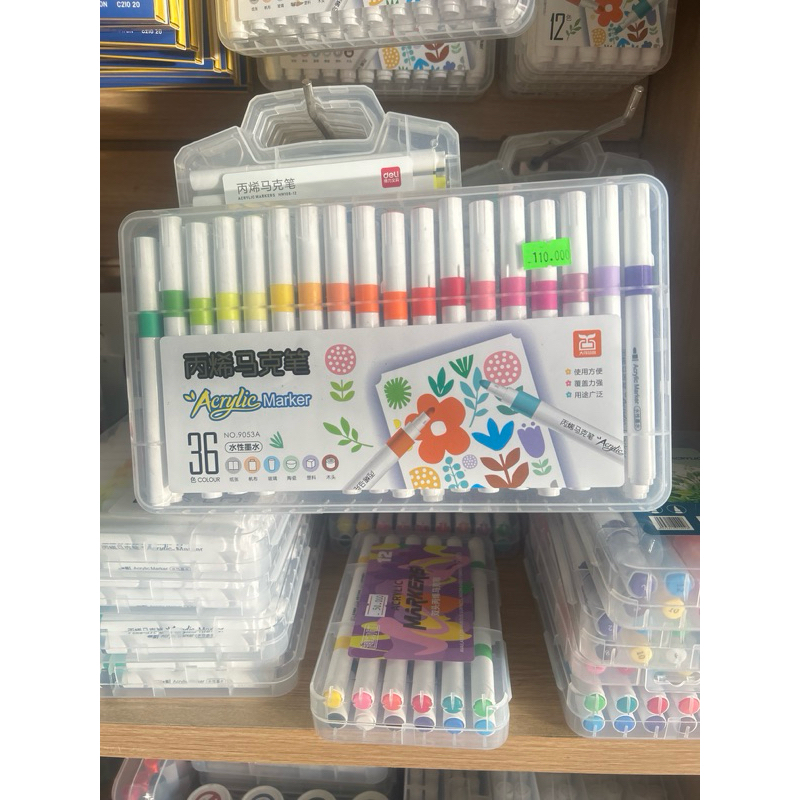 Bút màu acrylic 9053-36 màu