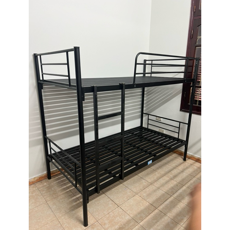 Giường sắt tầng sinh viên giá rẻ kích thước rộng 1mx2m và 1m2x2m