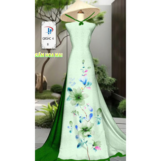 Vải áo dài gấm in hoa văn