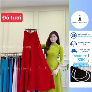 Quần Váy Mặc Với Áo Dài, Quần Ống Rộng, Quần Ống Rộng Giả Váy, Quần Giả Váy 2 Ống Rộng, Quần Lụa Mỹ Mềm Mịn Cao Cấp.