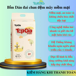 Tã Bỉm Topgiakids B01, Bỉm Cho Bé Chất Liệu Mềm Mại An Toàn Thấm Hút Nhanh Phù Hợp Làn Da Trẻ Nhỏ