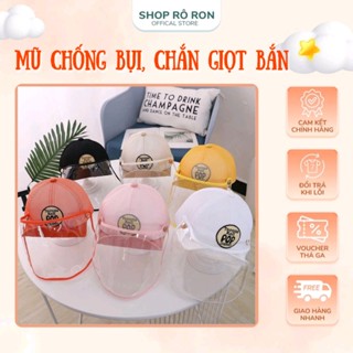 Mũ Lưỡi Trai Chắn Giọt Bắn Chống Bụi Cho Bé Từ 6 Đến 3 Tuổi Shop Rô Ron