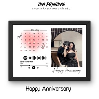  Khung ảnh thiết kế theo yêu cầu Anniversary Tini Printing dùng in ảnh để bàn in hình treo tường 