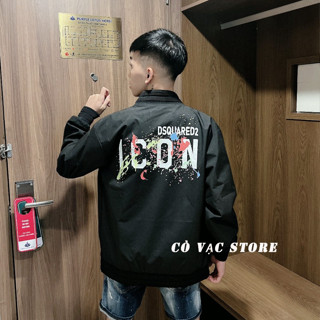 🔥Hot🔥Áo Khoác Bomber 7 Màu DSQ2 2 lớp chính hãng nam nữ cao cấp-Áo bomber DSQ siêu phẩm đông 2025