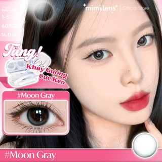Kính áp tròng Lens Filter Xám Bạc MOON GRAY lens hiệu ứng ánh trăng - Mimi Lens