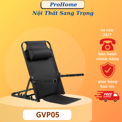  Ghế tựa lưng ngồi bệt 5 cấp độ ngả lưng lưới thoáng khí có tựa đầu và tay vịn ghế thư giãn văn phòng di động tiện ích 