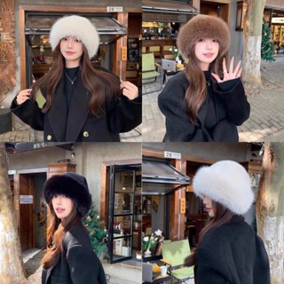 Mũ Lông Cừu, Mũ Lông Cho Nữ Giữ Cho Tai Ấm Áp Thời Trang Mông Cổ Sang Trọng Lady MLC