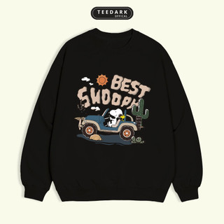  Áo Sweater Dài Tay Unisex TEEDARK Mã SNPDriver Chất Nỉ Mịn Dày Dặn Phong Cách Năng Động 