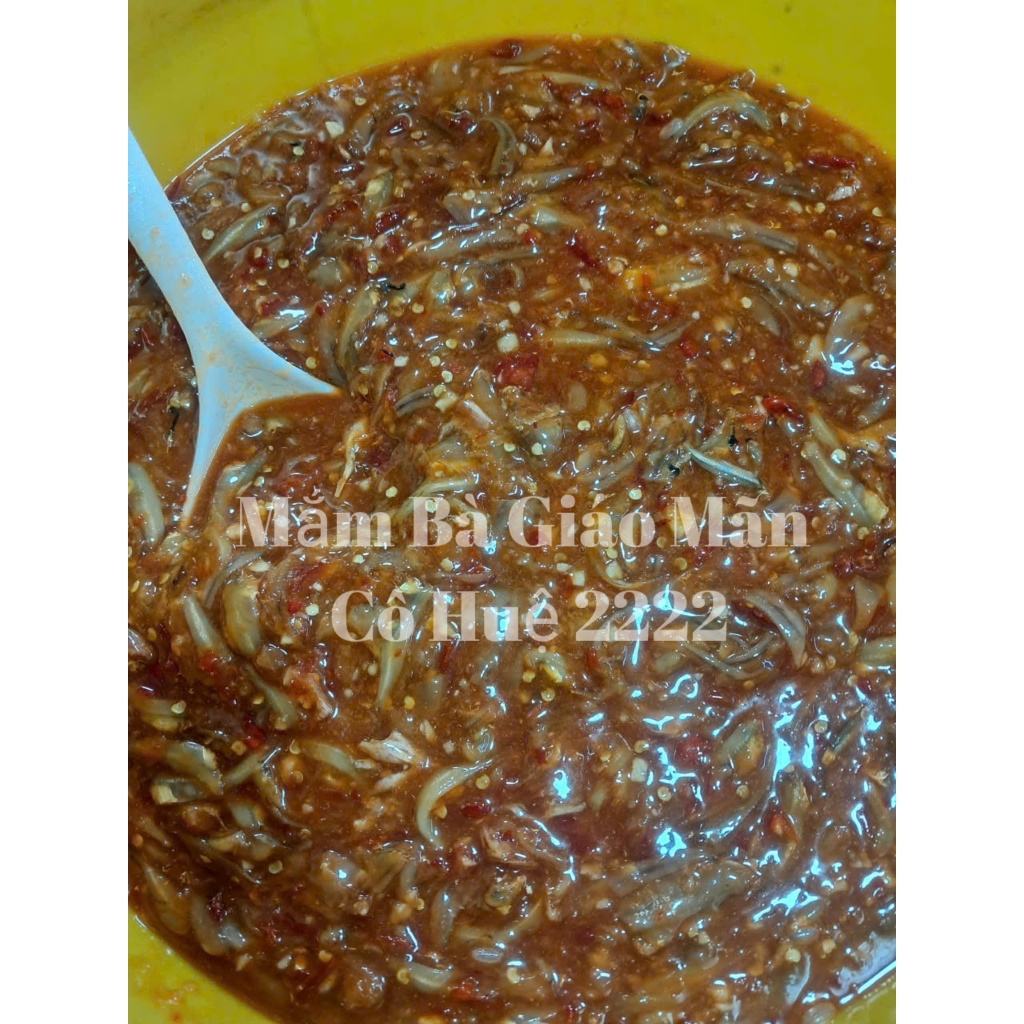 0.5kg Mắm Cá Cơm Châu Đốc Thương Hiệu Bà Giáo Mãn Cô Huệ 2222