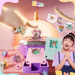 Bộ Đồ Chơi Hanmade Tự Làm Móc Khóa Siêu Đáng Yêu Kèm Máy Lắp Ghép, Đa Dạng Hình Dáng Quà Tặng Hot Cho Bé Gái