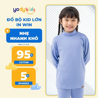 Áo thun trẻ em YODY dài tay cổ lọ cho bé trai bé gái size từ 11-36kg ATK6176