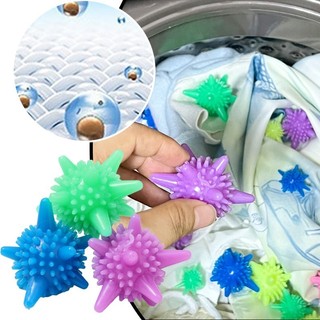 Bóng giặt quần áo sinh học chống nhăn rối lọc cặn hút bụi quần áo, quả banh cầu gai viên giặt sấy đồ máy giặt thông minh