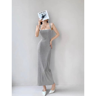 [HÀNG ĐẶT TRƯỚC] Đầm thun body maxi hở lưng #607